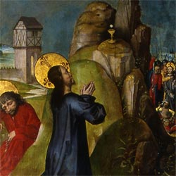 Trinity-Jesus Praying